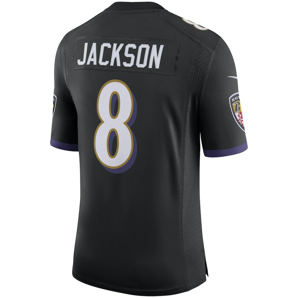Lamar Jackson Baltimore Ravens Speed Machine Limited Jersey Black