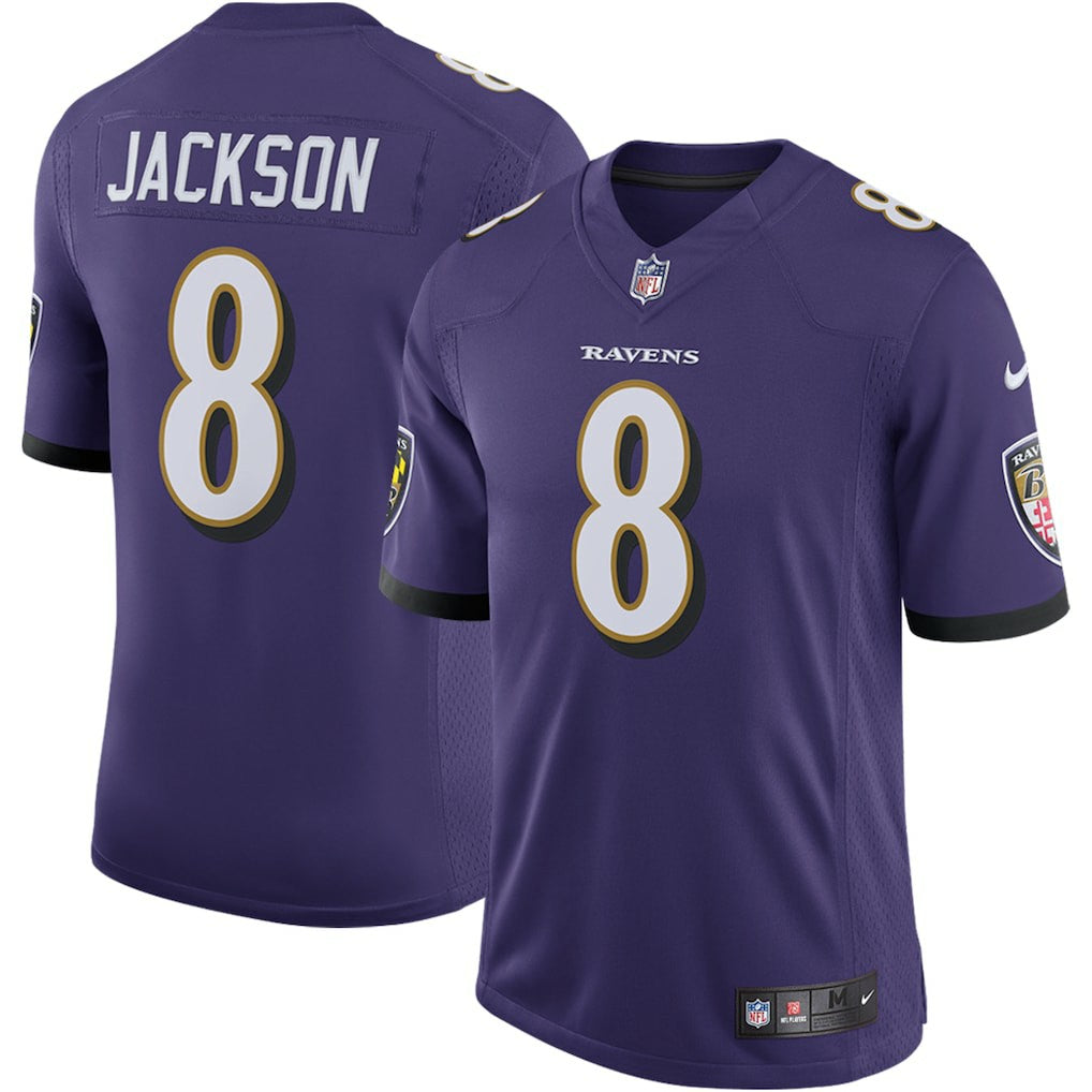 Lamar Jackson Baltimore Ravens Speed Machine Limited Jersey Purple
