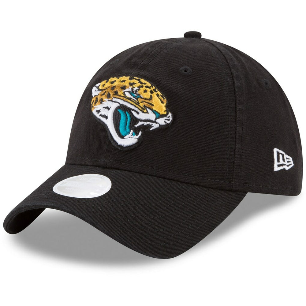 Jacksonville Jaguars New Era Women's Core Classic Primary 9TWENTY Adjustable Hat Black