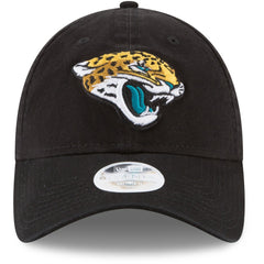 Jacksonville Jaguars New Era Women's Core Classic Primary 9TWENTY Adjustable Hat Black