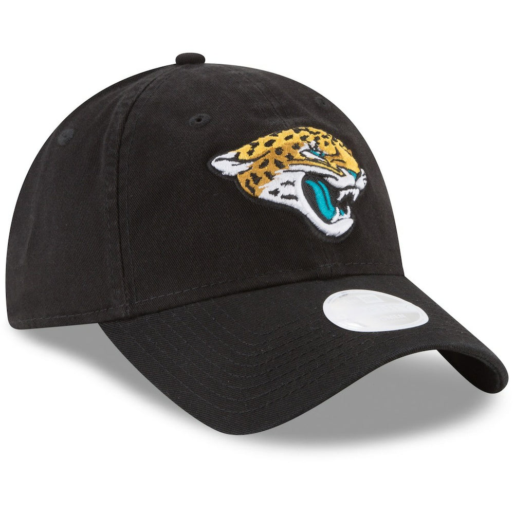 Jacksonville Jaguars New Era Women's Core Classic Primary 9TWENTY Adjustable Hat Black