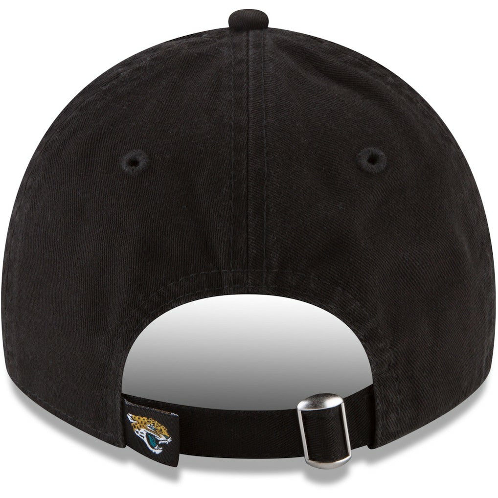 Jacksonville Jaguars New Era Women's Core Classic Primary 9TWENTY Adjustable Hat Black