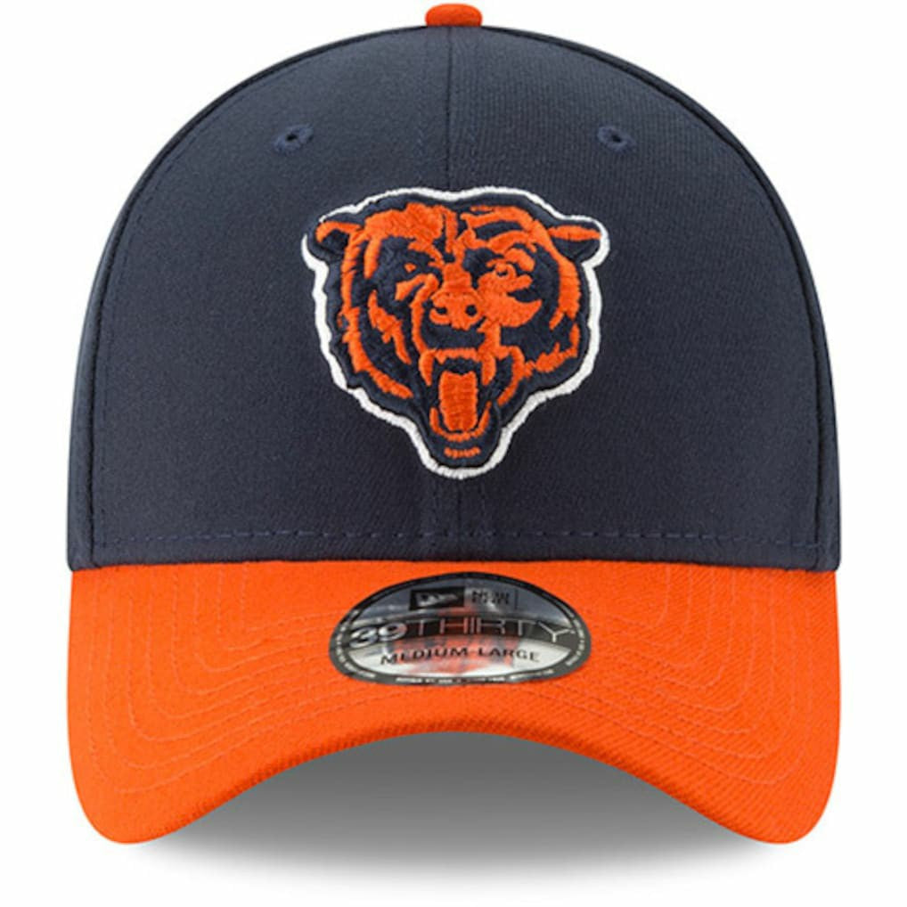 Chicago Bears New Era Team Classic Two-Tone 39THIRTY Flex Hat Navy/Orange