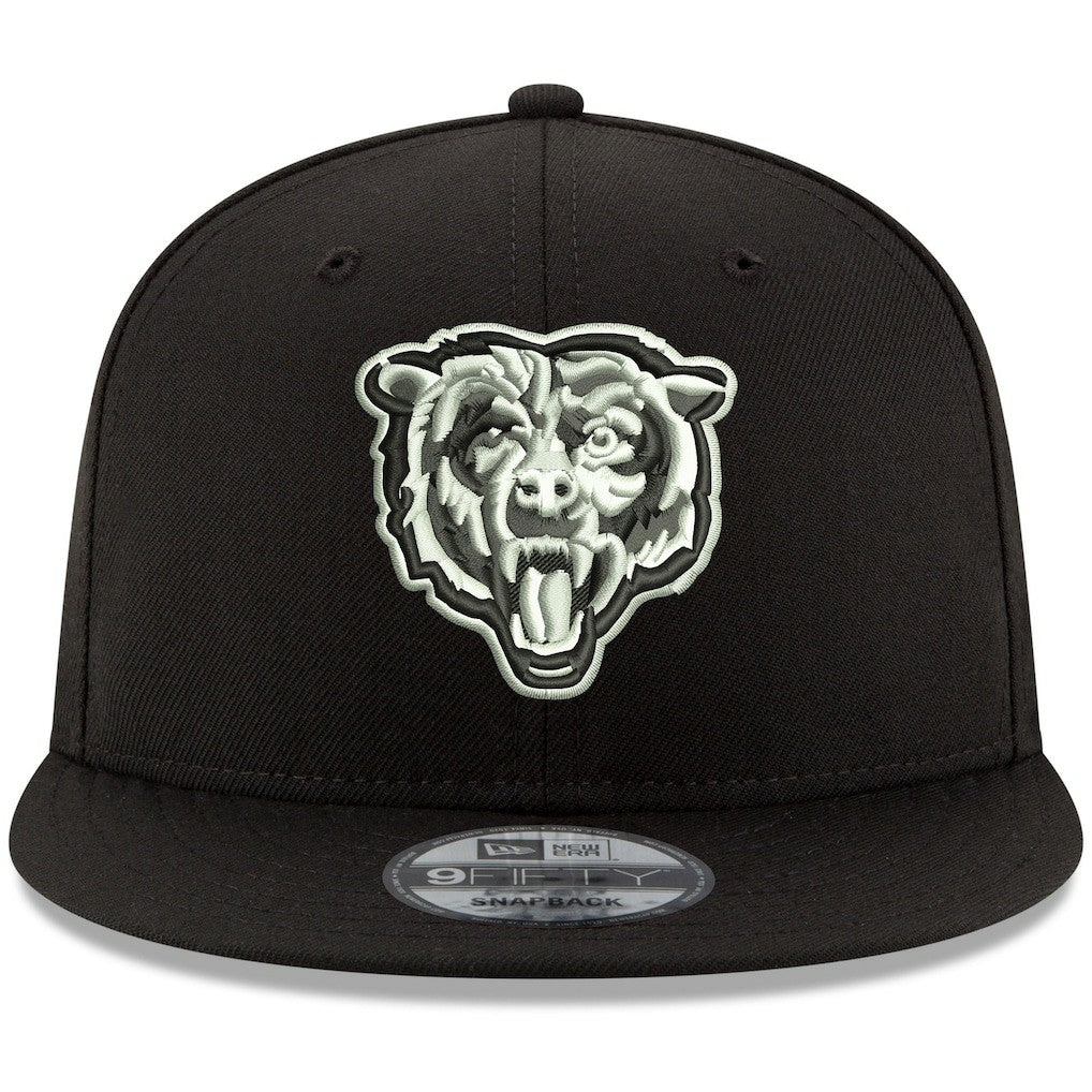 Chicago Bears New Era B-Dub 9FIFTY Adjustable Hat Black