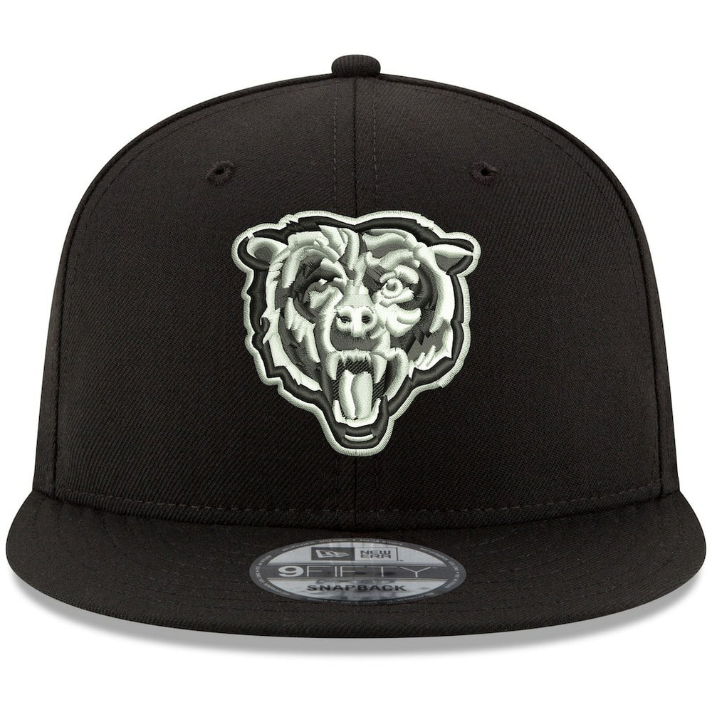 Chicago Bears New Era B-Dub 9FIFTY Adjustable Hat Black