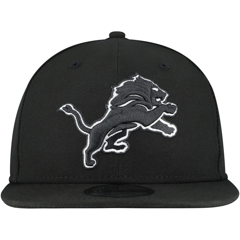 Detroit Lions New Era B-Dub 9FIFTY Adjustable Hat Black