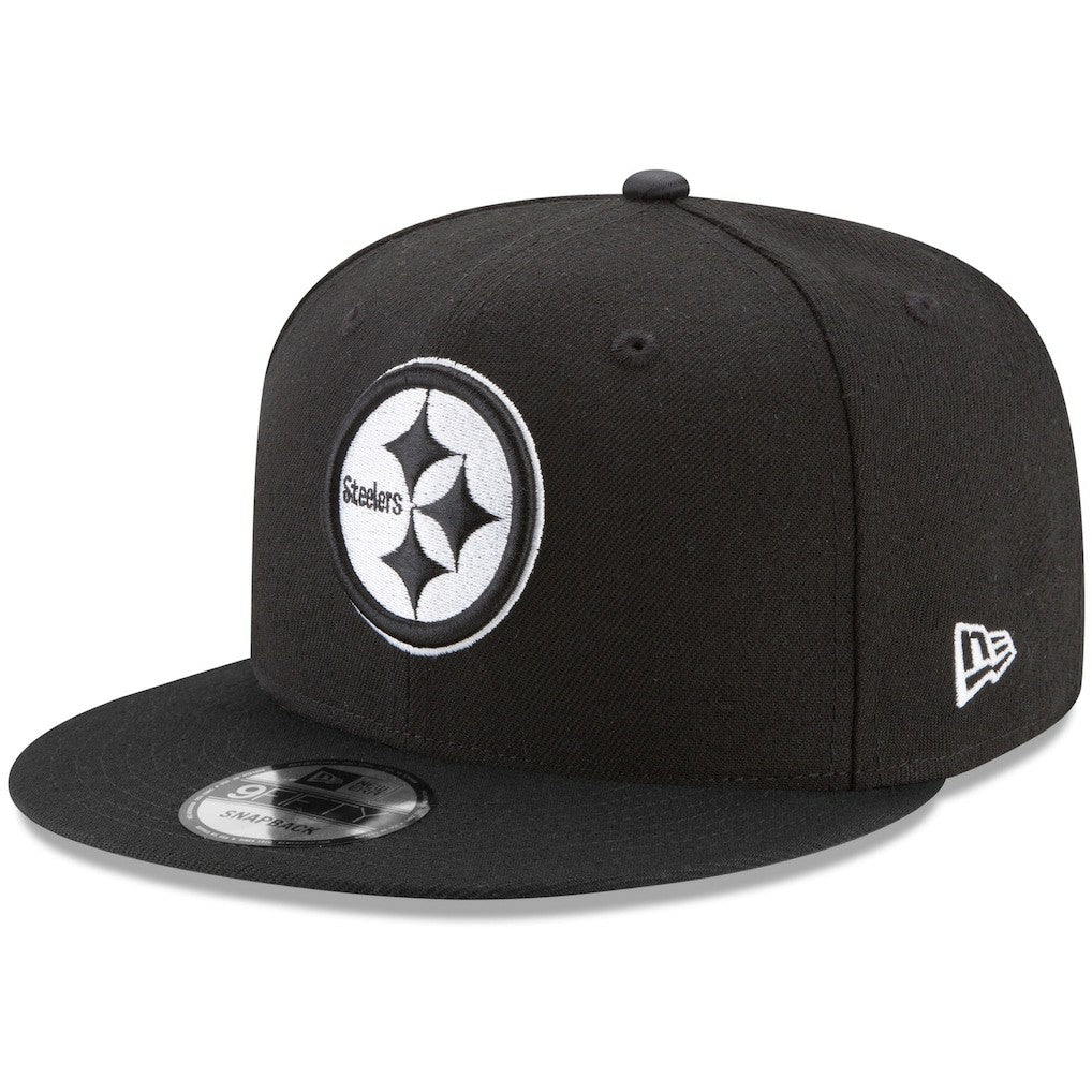 Pittsburgh Steelers New Era B-Dub 9FIFTY Adjustable Hat Black