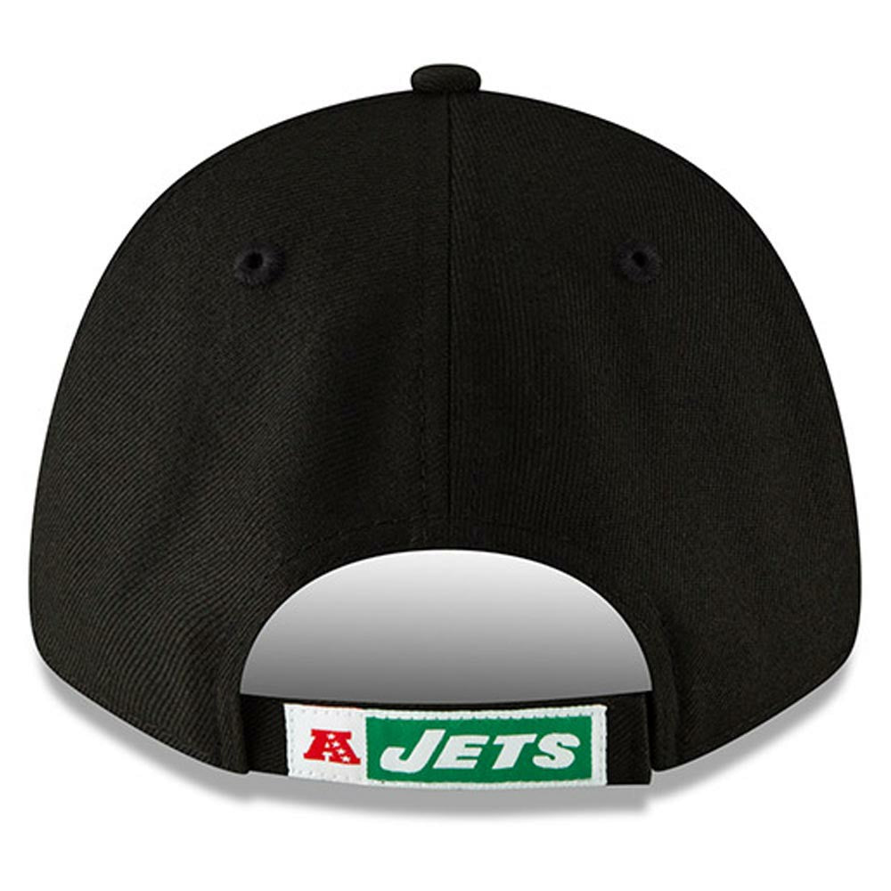 New York Jets New Era The League Throwback 9FORTY Adjustable Hat Black