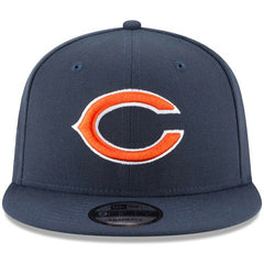 Chicago Bears New Era Basic 9FIFTY Adjustable Snapback Hat Navy