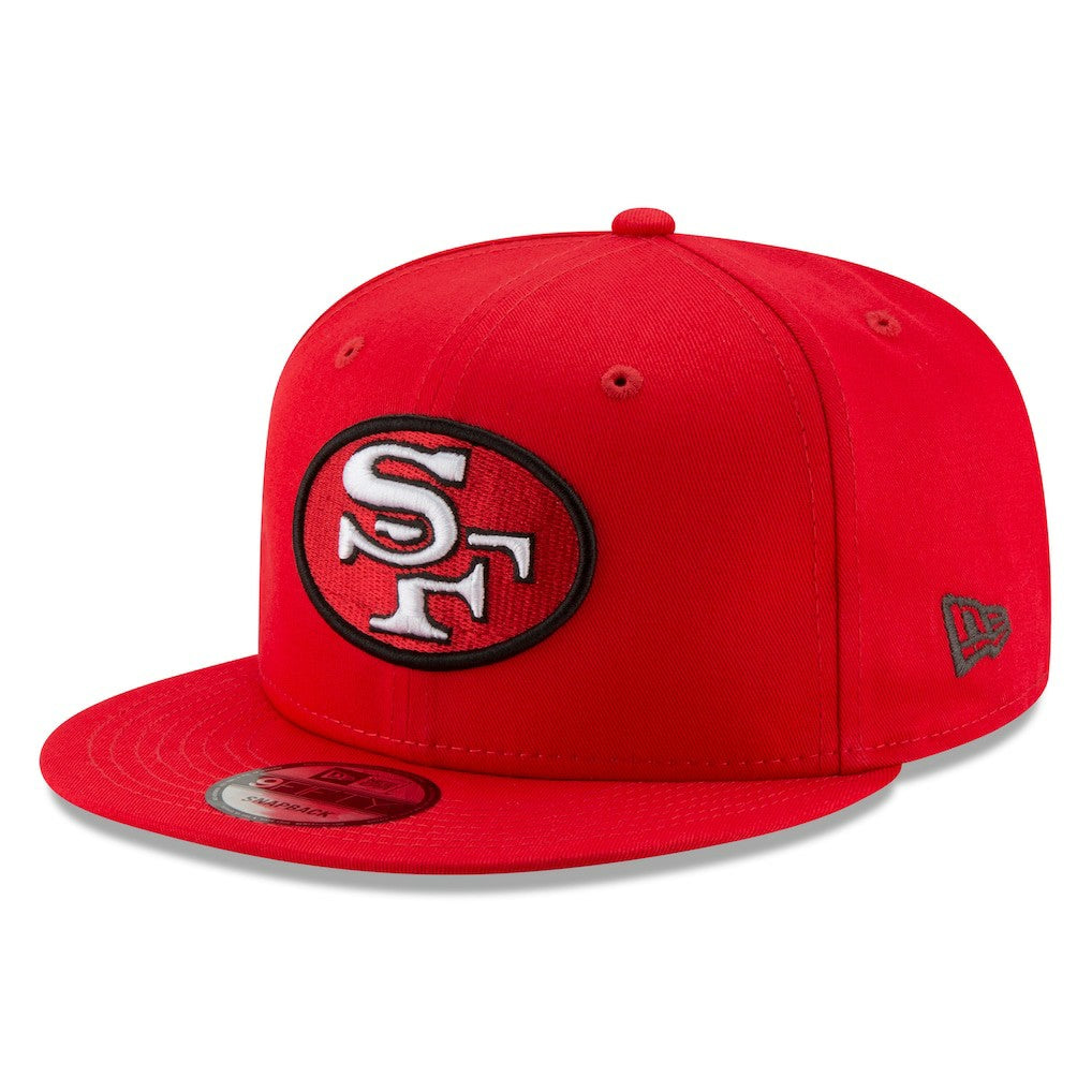 San Francisco 49ers New Era Throwback 9FIFTY Adjustable Snapback Hat Scarlet