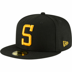 Pittsburgh Steelers New Era Omaha 59FIFTY Fitted Hat Black