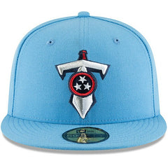 Tennessee Titans New Era Omaha 59FIFTY Fitted Hat Light Blue