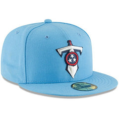 Tennessee Titans New Era Omaha 59FIFTY Fitted Hat Light Blue