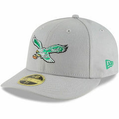 Philadelphia Eagles New Era Omaha Throwback Low Profile 59FIFTY Fitted Hat Gray