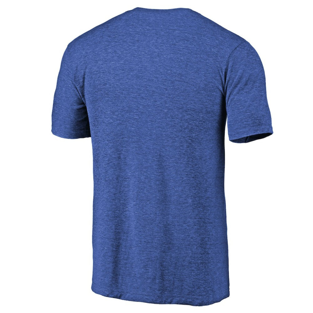 Chicago Cubs Cooperstown Collection Forbes Tri-Blend T-Shirt - Heathered Royal T-shirts