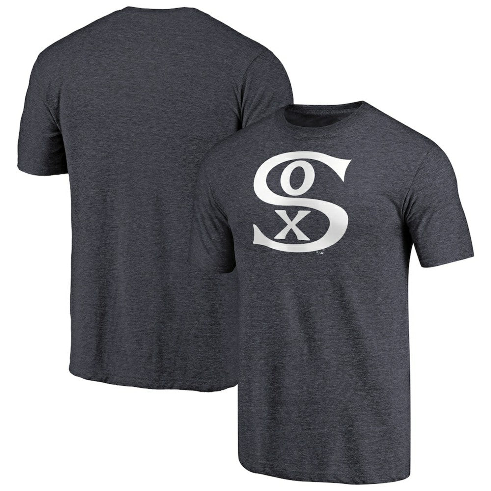 Chicago White Sox Cooperstown Collection Forbes Tri-Blend T-Shirt - Heathered Navy T-shirts