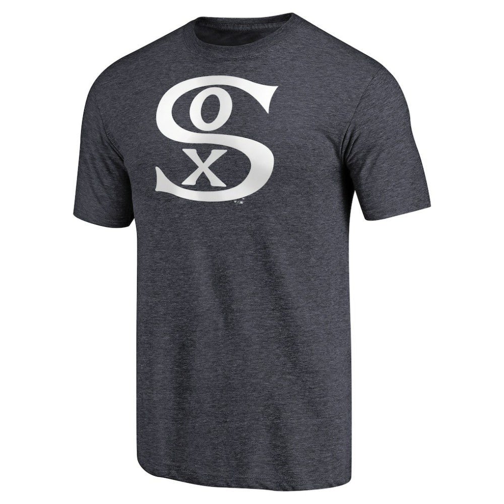 Chicago White Sox Cooperstown Collection Forbes Tri-Blend T-Shirt - Heathered Navy T-shirts