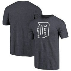 Detroit Tigers Cooperstown Collection Forbes Tri-Blend T-Shirt - Heathered Navy T-shirts