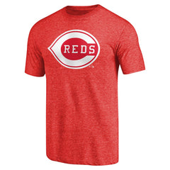Cincinnati Reds Vintage Cooperstown Collection Wahconah Tri-Blend T-Shirt - Red T-shirts