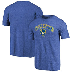 Milwaukee Brewers Vintage Cooperstown Collection Wahconah Tri-Blend T-Shirt - Royal T-shirts