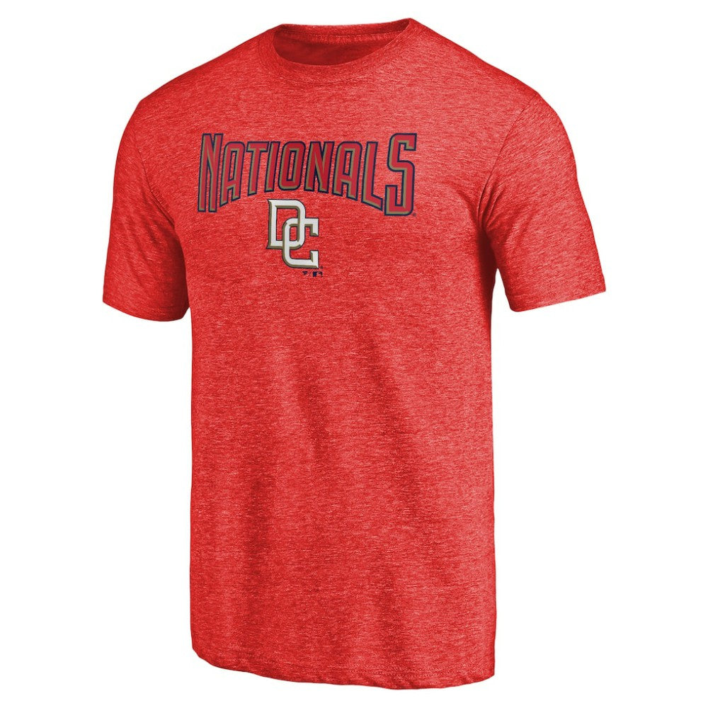 Washington Nationals Vintage Cooperstown Collection Wahconah Tri-Blend T-Shirt - Red T-shirts