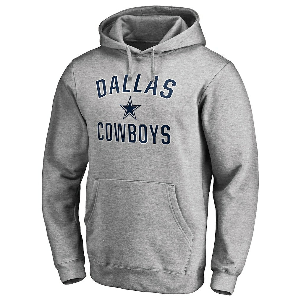 Dallas Cowboys Victory Arch Pullover Hoodie Heathered Gray