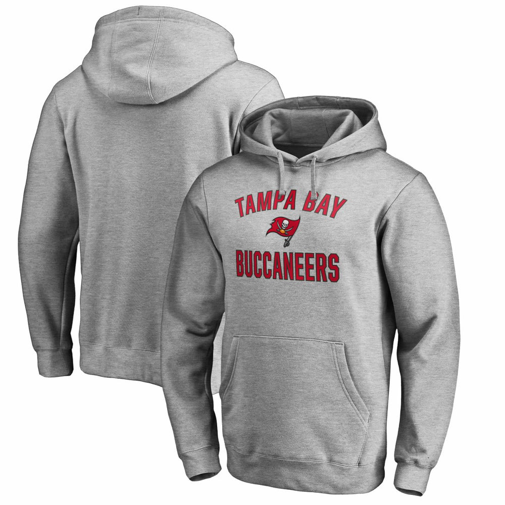 Tampa Bay Buccaneers Victory Arch Pullover Hoodie Heathered Gray
