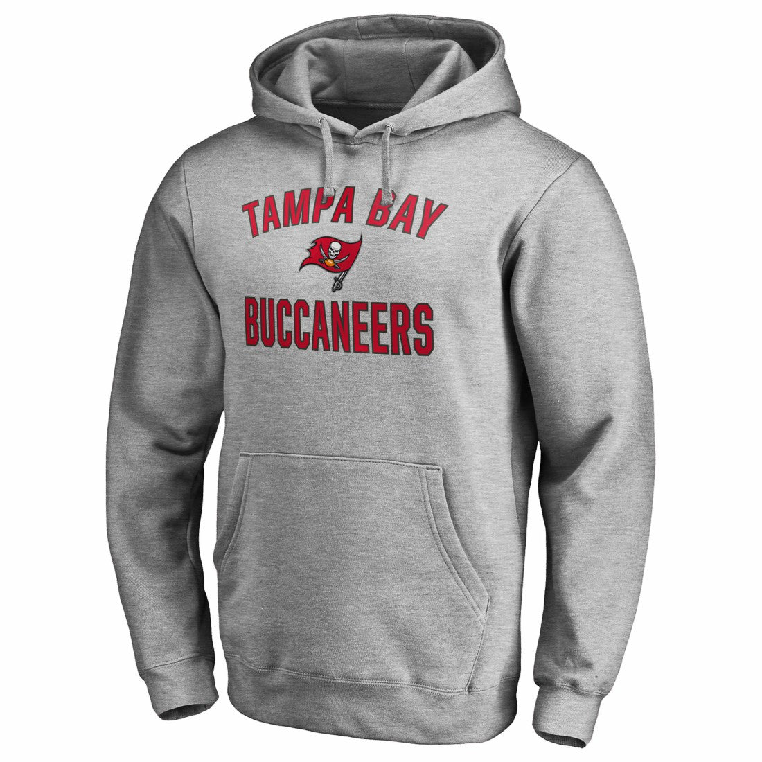 Tampa Bay Buccaneers Victory Arch Pullover Hoodie Heathered Gray