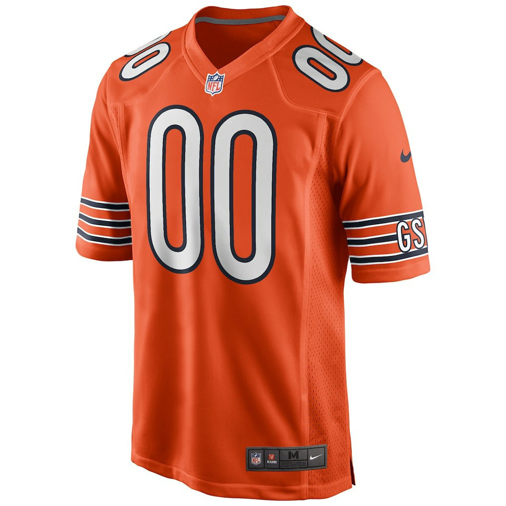 Chicago Bears Youth Alternate Custom Game Jersey Orange
