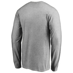 Los Angeles Dodgers Team Wordmark Long Sleeve T-Shirt - Heathered Gray T-shirts