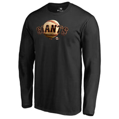 San Francisco Giants Midnight Mascot Long Sleeve T-Shirt - Black T-shirts