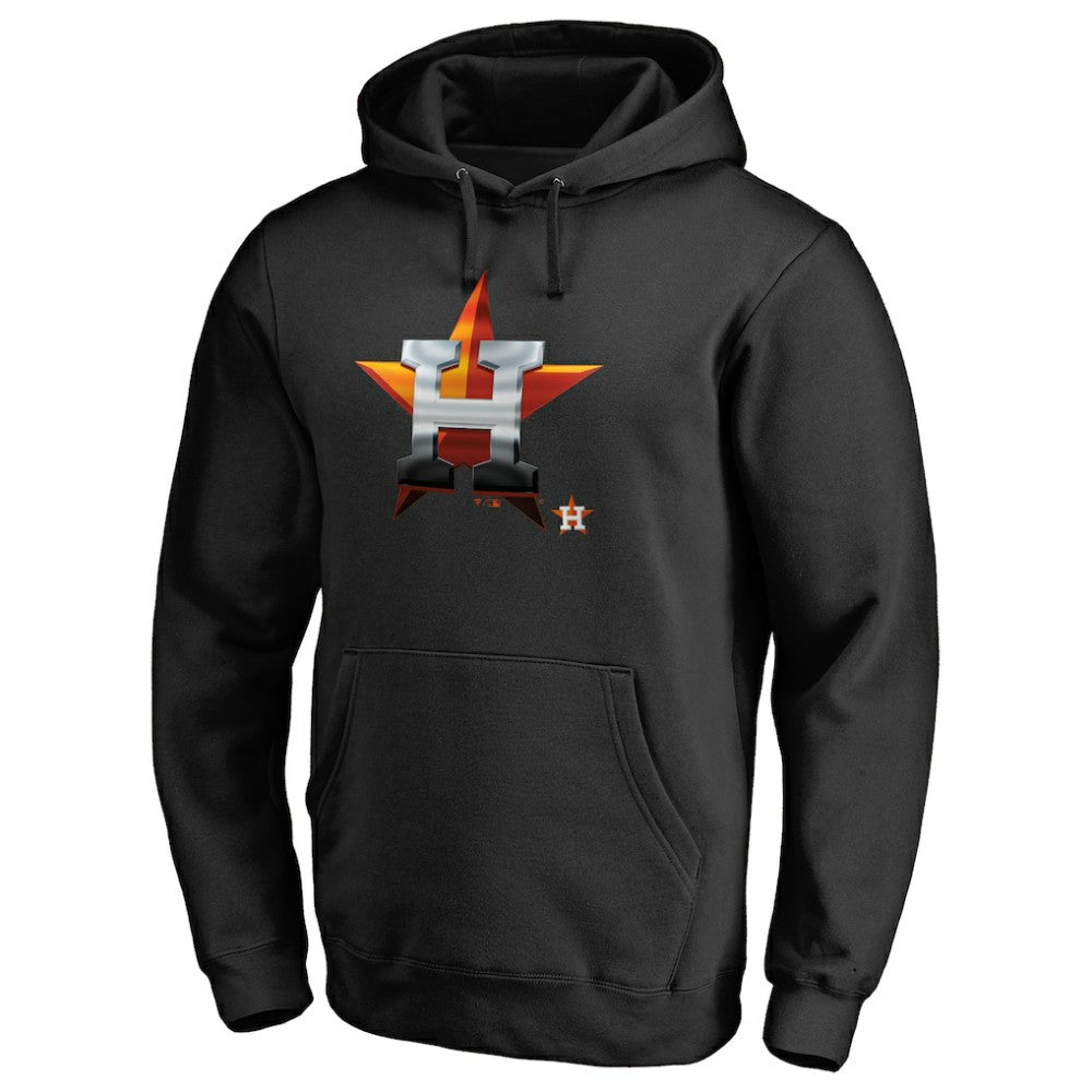 Houston Astros Midnight Mascot Pullover Hoodie - Black Hoodies