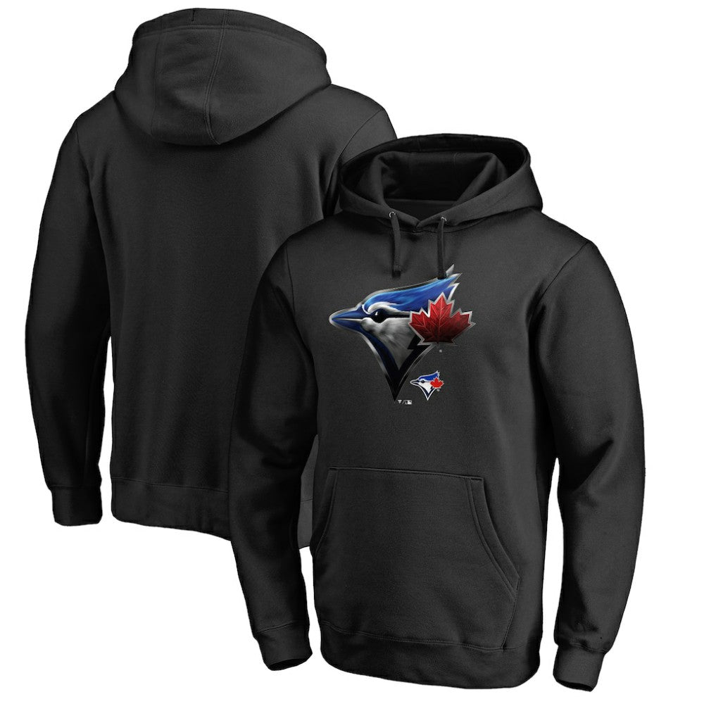 Toronto Blue Jays Midnight Mascot Pullover Hoodie - Black Hoodies