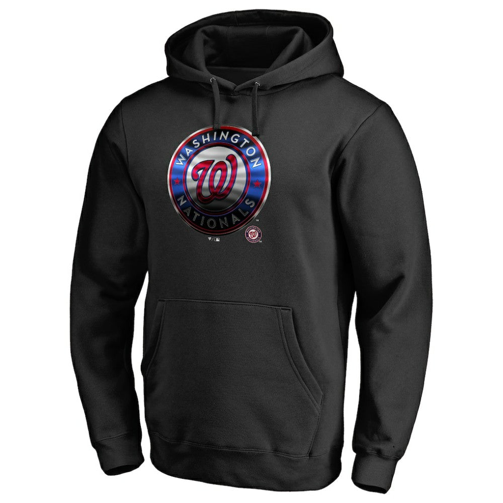 Washington Nationals Midnight Mascot Pullover Hoodie - Black Hoodies
