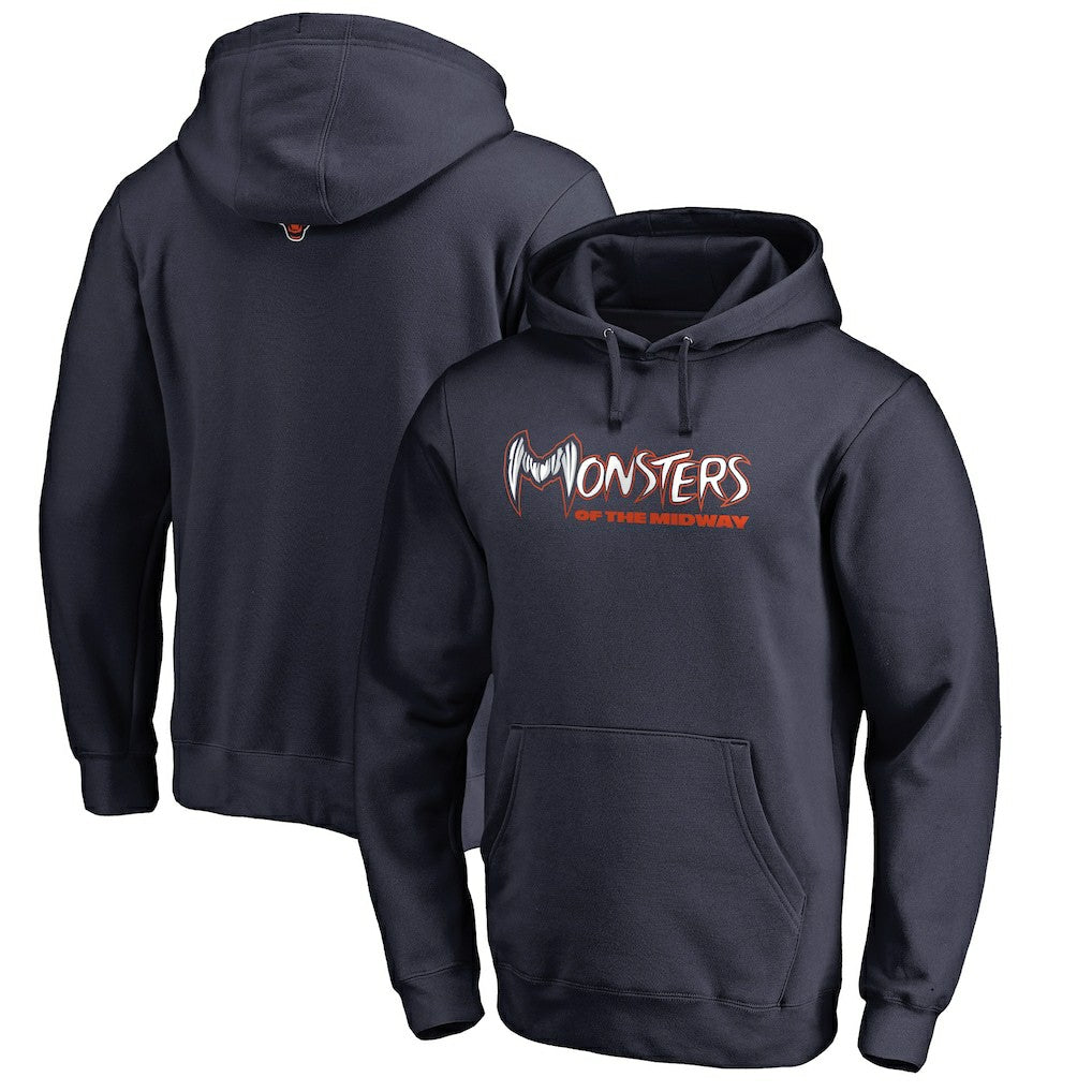 Chicago Bears Monsters Pullover Hoodie Navy