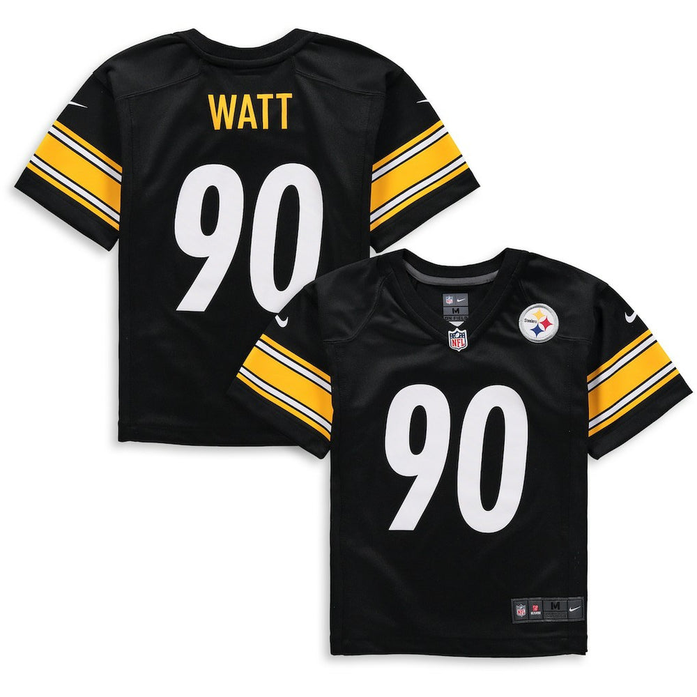 T.J. Watt Pittsburgh Steelers Preschool Game Jersey Black