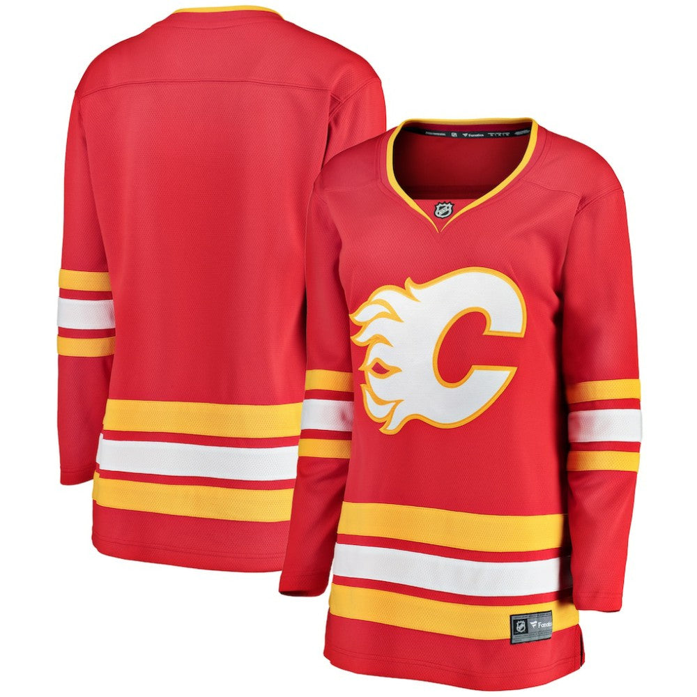 NHL Calgary Flames Fanatics Women's Home Breakaway Jersey - Red