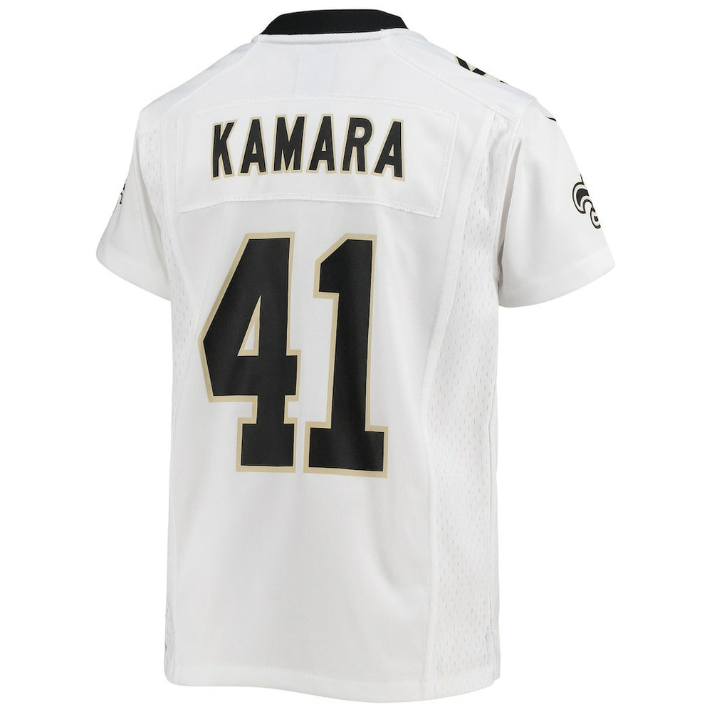 Alvin Kamara New Orleans Saints Youth Game Jersey White