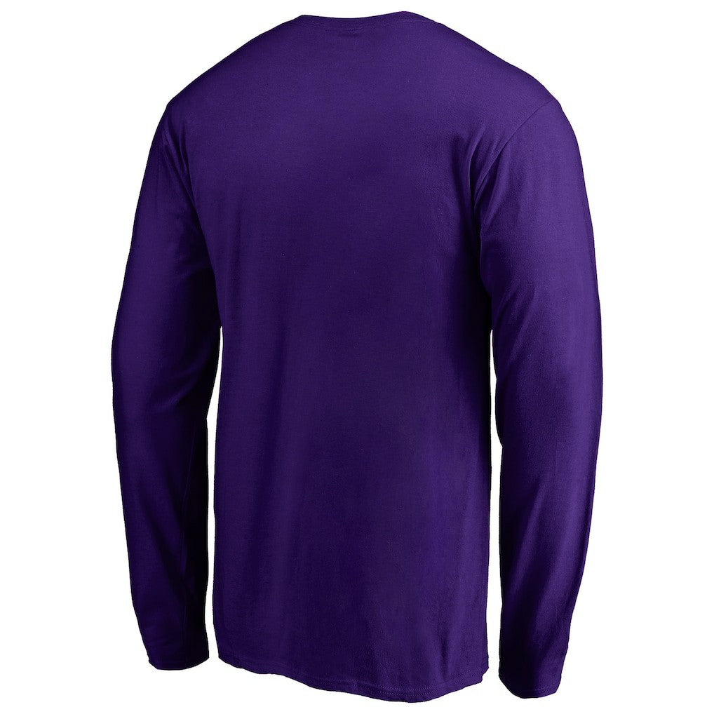 Baltimore Ravens Futbol Americano Long Sleeve T-Shirt Purple