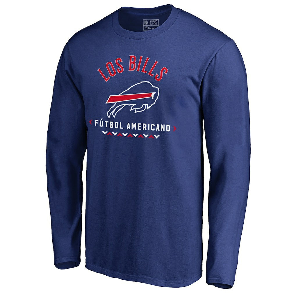 Buffalo Bills Futbol Americano Long Sleeve T-Shirt Royal