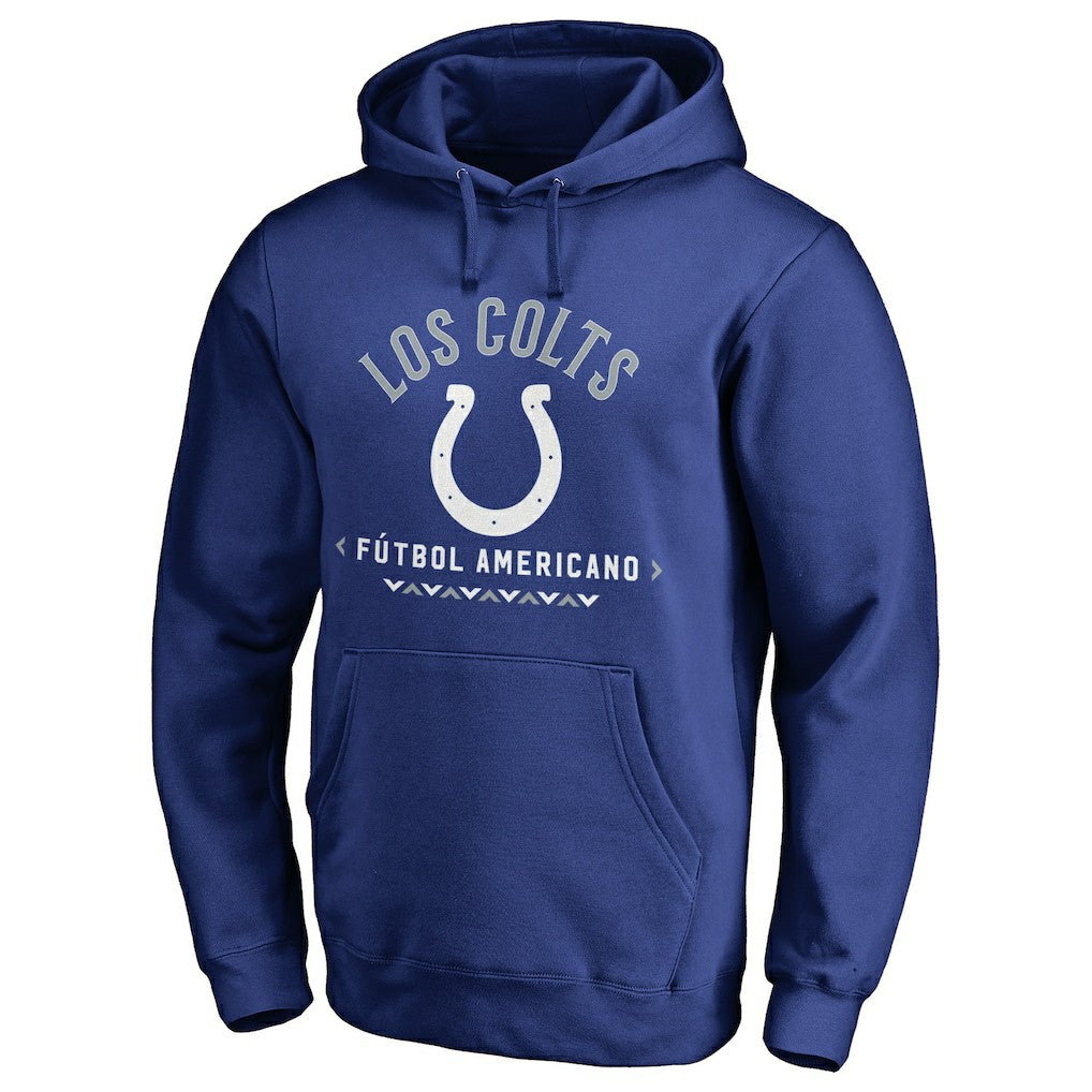 Indianapolis Colts Futbol Americano Pullover Hoodie Royal