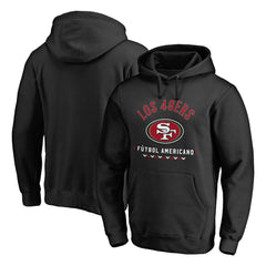 San Francisco 49ers Futbol Americano Pullover Hoodie Black