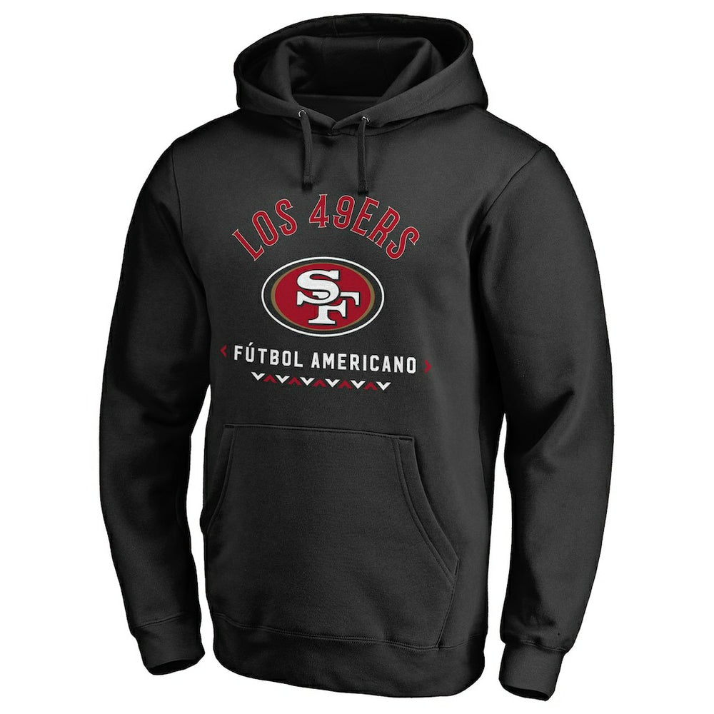 San Francisco 49ers Futbol Americano Pullover Hoodie Black