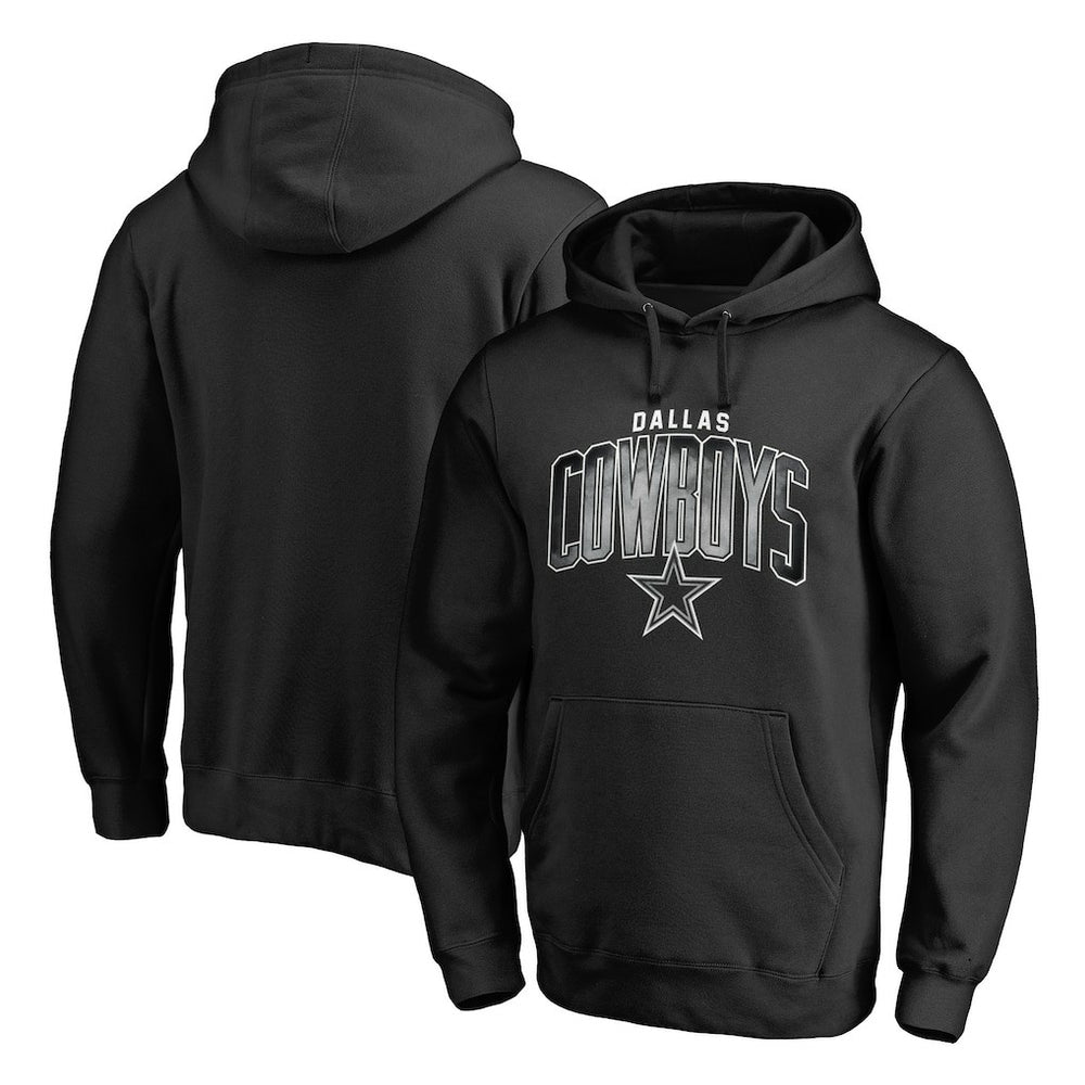 Dallas Cowboys Arch Smoke Pullover Hoodie Black