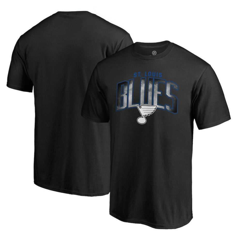 NHL St. Louis Blues Arch Smoke T-Shirt - Black