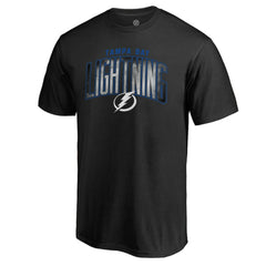 NHL Tampa Bay Lightning Arch Smoke T-Shirt - Black