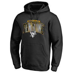 NHL Pittsburgh Penguins Arch Smoke Pullover Hoodie - Black