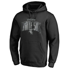 Chicago White Sox Arch Smoke Pullover Hoodie - Black Hoodies