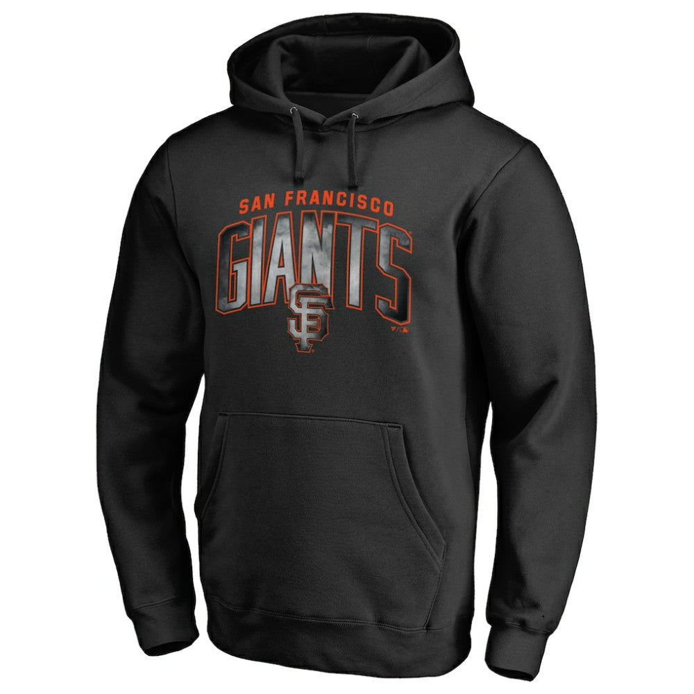 San Francisco Giants Arch Smoke Pullover Hoodie - Black Hoodies