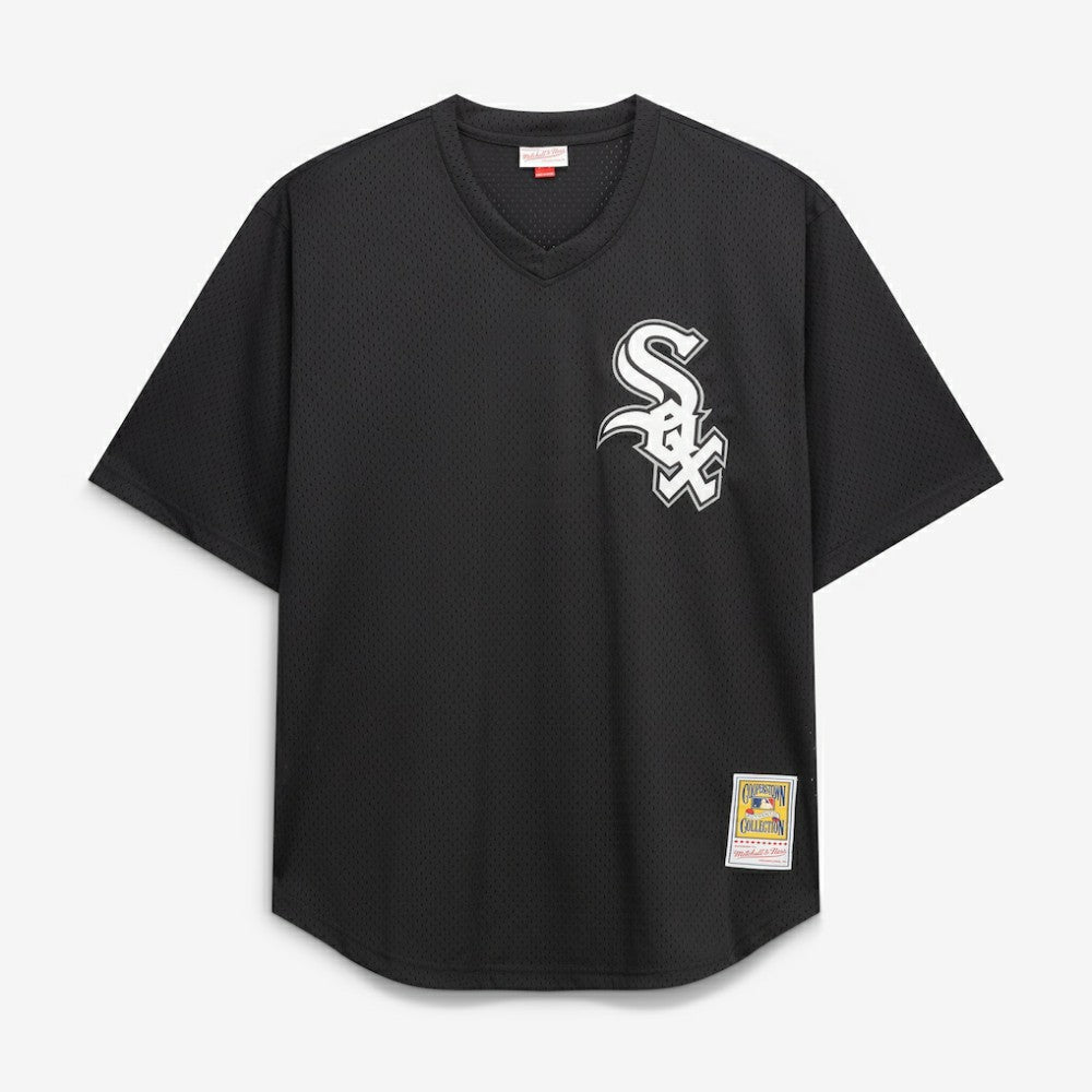 Bo Jackson Chicago White Sox Mitchell & Ness Cooperstown Collection Big & Tall Mesh Batting Practice Jersey - Black Jerseys